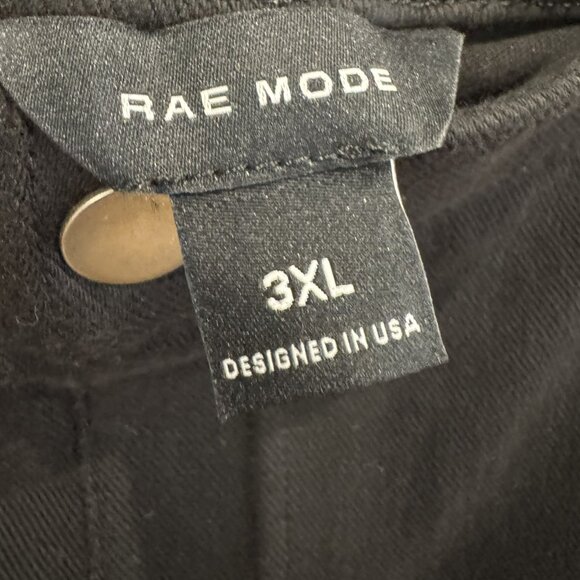 NWOT Rae Mode 3xl Black "Magic Pants" Stretchy Pull-on Style Curvy Straight Leg - Picture 3 of 5